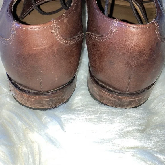 BOSTONIAN quality leather, sz. 10W, dk brown wingtip oxford men’s shoes $15 - Picture 6 of 6